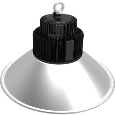LED UFO High Bay 150W - Waterdichte Magazijnverlichting IP65 - 4000K Natuurlijk Wit - Mat Zwart Aluminium