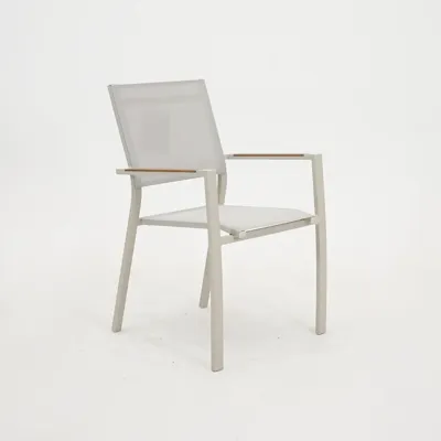 Stapelstoel Games crème