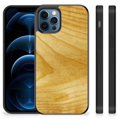 iPhone 12 Pro | 12 (6.1") Grip Case Licht Hout iPhone 12 Pro | 12 (6.1") Grip Case Licht Hout