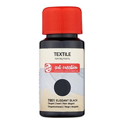 Talens art creation textiel fles 50ml elegant zwart 7001