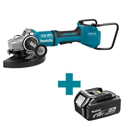 Makita dga901zku1 2x18v haakse slijper 230mm in koffer met aws zender | zonder accu's en lader
