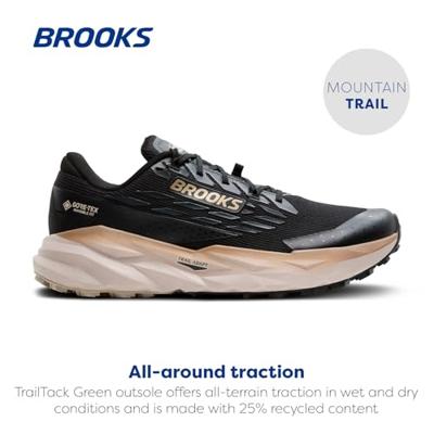 Brooks Cascadia 19 GTX Hardloopschoen Heren Black/Ebony/Chateau Gray 11,5