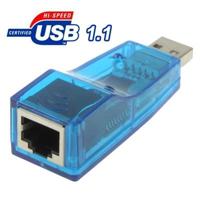 USB 1.1 RJ45 Lan Card 10 / 100M Ethernet-netwerkadapter - thumbnail
