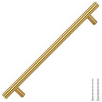 VidaXL Handvatten 5 st 192 mm roestvrij staal goudkleurig - thumbnail