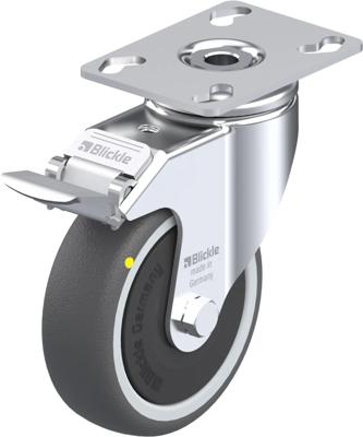 Blickle LKPA-PATH 101KF-FI-ELS Zwenkwiel met rem Wieldiameter: 100 mm Draagvermogen (max.): 120 kg 1 stuk(s) Blickle LKPA-PATH 101KF-FI-ELS Zwenkwiel met rem Wieldiameter: 100 mm Draagvermogen (max.): 120 kg 1 stuk(s)
