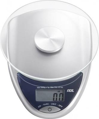 ADE KE736 keukenweegschaal Elektronische keukenweegschaal Blauw, Zilver Aanrecht