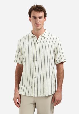 No- Excess Shirt Short Sleeve Jacquard 2tone Stripe 31460345 Overhemd 013 Kit
