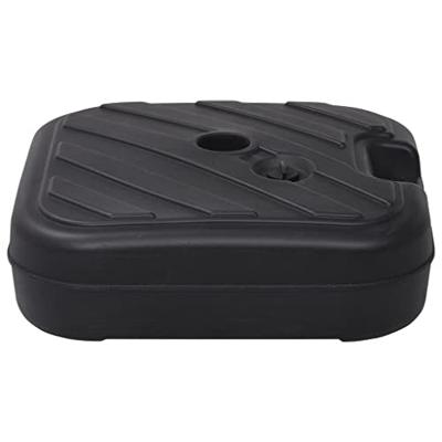 VidaXL Parasolvoet gevuld met zand/water 24 l zwart