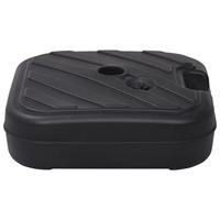 VidaXL Parasolvoet gevuld met zand/water 24 l zwart - thumbnail