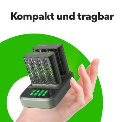 GP M452 Dockingstation Batterijlader NiMH AAA (potlood), AA (penlite) GP M452 Dockingstation Batterijlader NiMH AAA (potlood), AA (penlite)