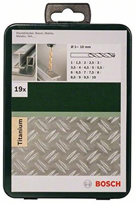 Bosch Accessories 2609255114 HSS Metaal-spiraalboorset 19-delig 1 mm, 1.5 mm, 2 mm, 2.5 mm, 3 mm, 3.5 mm, 4 mm, 4.5 mm, 5 mm, 5.5 mm, 6 mm, 6.5 mm, 7 mm, 7.5 Bosch Accessories 2609255114 HSS Metaal-spiraalboorset 19-delig 1 mm, 1.5 mm, 2 mm, 2.5 mm, 3 mm, 3.5 mm, 4 mm, 4.5 mm, 5 mm, 5.5 mm, 6 mm, 6.5 mm, 7 mm, 7.5