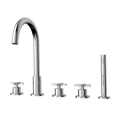 Badrandkraan Best Design New Jax 5-Gats Kruisgreep Chroom