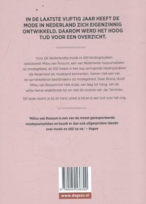 Nederland in 100 kledingstukken - Daan Brand, Milou van Rossum - Paperback (9789044536300)