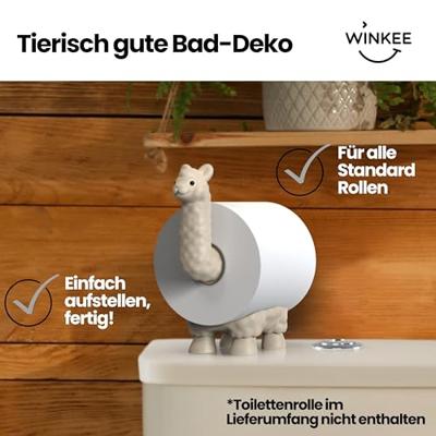 Lama toiletrolhouder