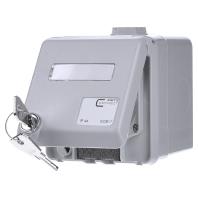 Metz Connect 1309460003-I Netwerkdoos Opbouw (op muur) Zonder connectoren 2 poorten Grijs