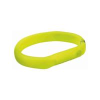 TRIXIE HALSBAND HOND FLASH LICHTHALSBAND USB SILICONE GROEN 50X1,8 CM 2 ST - thumbnail