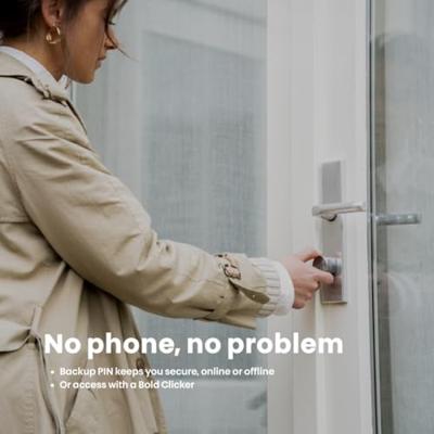 Bold Elite Smart Lock Cilinder SX33 Zilver + Bolt Connect