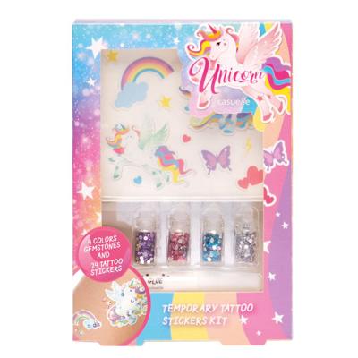 Casuelle Unicorn glitter body tattoo set