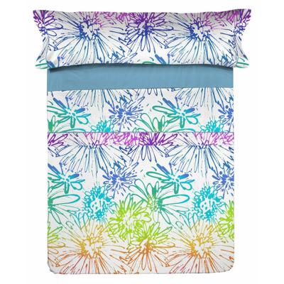Beddengoedset Lois HIPPY Blauw Bed van 90