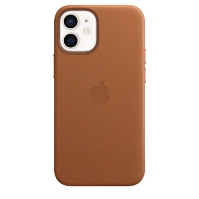 Apple leather case iPhone 12 Mini Saddle Brown