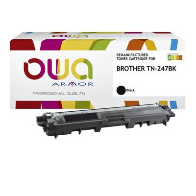 Toner OWA alternatief tbv Brother TN-247BK zwart