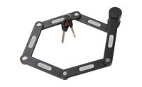 One F.lock 20.85 Vouwslot met 2 Sleutels 85 cm Staal Zwart - thumbnail