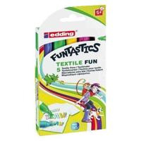 Viltstift edding 17 textiel fun rond 2-3mm set à 5 stuks - thumbnail