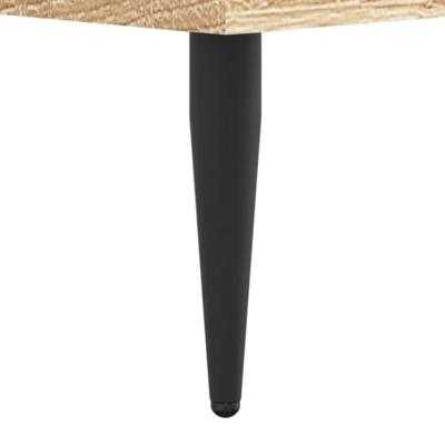 Bedframe bewerkt hout sonoma eikenkleurig 90x200 cm Bedframe bewerkt hout sonoma eikenkleurig 90x200 cm