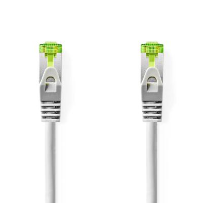 Nedis CAT7 Netwerkkabel | S/FTP | RJ45 Male | RJ45 Male | 1.00 m | Snagless | Rond | LSZH | Grijs | Label - CCGL85420GY10