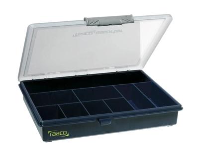 raaco Assorter 5-9 Assortimentsdoos (l x b x h) 240 x 195 x 43 mm Aantal vakken: 9 Vaste onderverdeling Inhoud 1 stuk(s)
