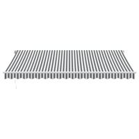 Luifel automatisch uittrekbaar LED 450x350 cm antraciet en wit - thumbnail