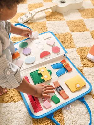 Multi-activiteitenspeelboek meerkleurig Multi-activiteitenspeelboek meerkleurig