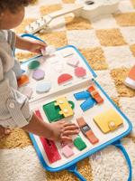 Multi-activiteitenspeelboek meerkleurig - thumbnail