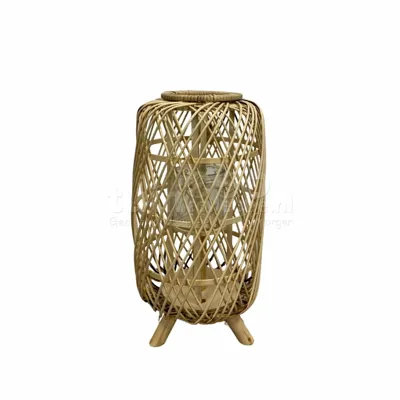 Lantaarn Crocia Bamboe Naturel 45cm Lantaarn Crocia Bamboe Naturel 45cm