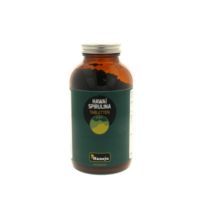 Hanoju Spirulina Hawaiiaans 500mg 650 Tabletten Hanoju Spirulina Hawaiiaans 500mg 650 Tabletten