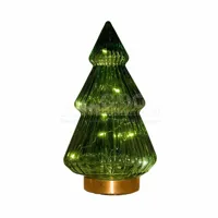 Tafellamp Kerstboom 10 LED 29cm Groen - thumbnail