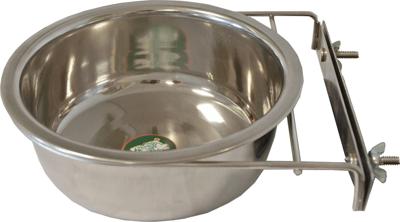 RVS hondenbak 19 cm met schroefhouder Gebr. de Boon - Gebr de boon