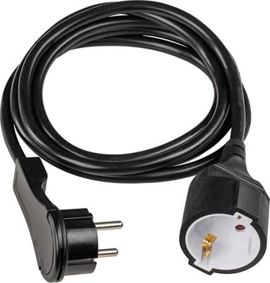 AS Schwabe 50212 Stroom Verlengkabel Zwart 2 m H05VV-F 3G 1,5 mm² AS Schwabe 50212 Stroom Verlengkabel Zwart 2 m H05VV-F 3G 1,5 mm²