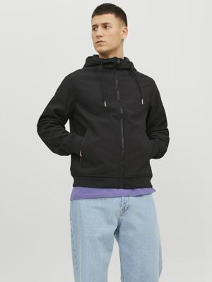 Jack - Jones Jjebasic Softshell Hood Noos 12236300 Softshell Jas Black