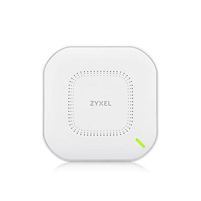 Zyxel - Draadloos Access Point met WiFi 6 (802.11ax Dual Band), 1,77 Gbps met Quad Core CPU en dubbele 2x2 MU-MIMO-antenne, Beheerbaar via Nebula APP/Cloud of standalone [NWA110AX]