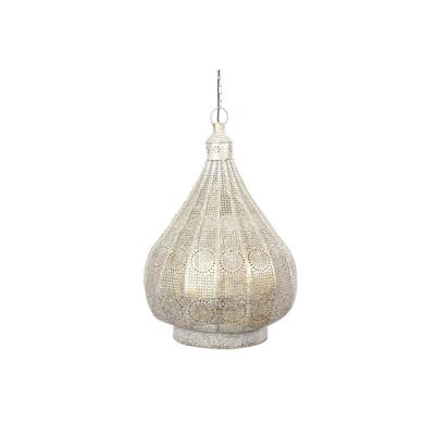 Plafondlamp Home ESPRIT Wit Gouden Metaal 40 W 40 x 40 x 55 cm Plafondlamp Home ESPRIT Wit Gouden Metaal 40 W 40 x 40 x 55 cm
