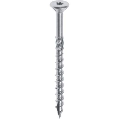 Woodies Ultimate Spaanplaatschroef Torx 5,0x100/60 platverz. kop T25 verzinkt deeldraad 200st.