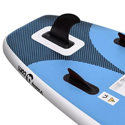 Stand Up Paddleboardset opblaasbaar 330x76x10 cm zeeblauw - thumbnail