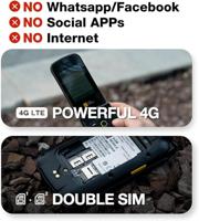 AGM Mobile M8 Flip Clamshell telefoon Zwart - thumbnail