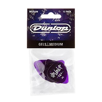 Dunlop Gels Medium 12-pack plectrumset paars