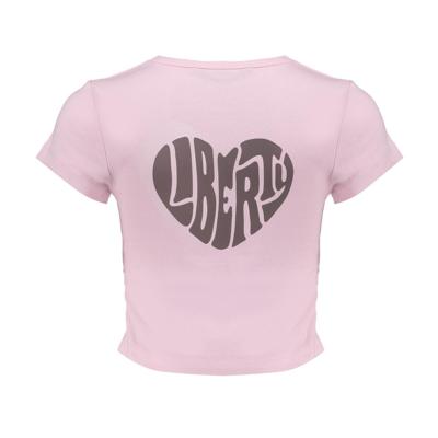 Frankie & Liberty Zomer t-shirt meisjes - roze - Rowena