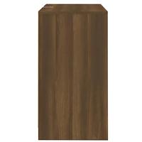 Dressoir 70x41x75 cm spaanplaat bruineikenkleurig - thumbnail
