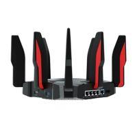 TP-Link AX6600 Tri-Band Wi-Fi 6 Gaming Router with 4* Gigabit Ports+1 * 2.5 Gbps port, WiFi Speed up to 6600Mbps, 2 USB Ports, Quad-Core CPU, Ideal for Gaming Xbox/PS4/Steam & 4K (Archer GX90) - thumbnail