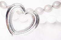 Folat BV Witte knoopballonnen, 8st. - thumbnail