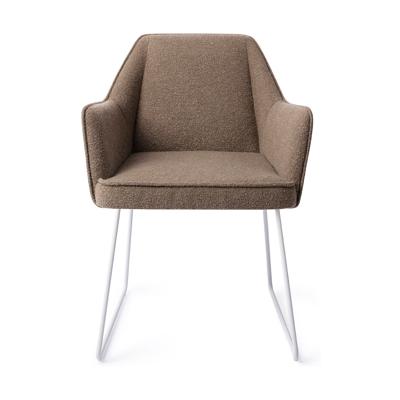 Jesper Home Eetkamerstoel 'Tome' Slide White, kleur Idaho Potato